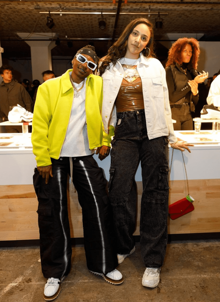 Erica Wheeler sports the Clot x Adidas Superstar